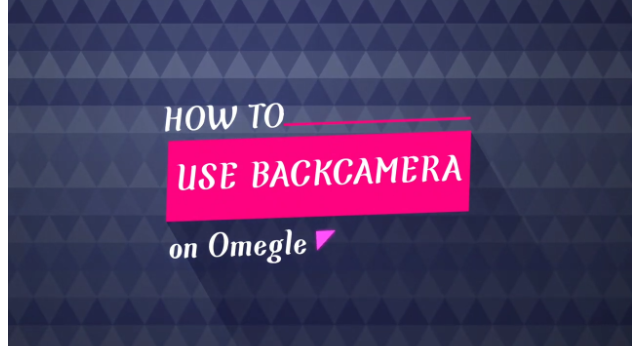 How to fling camera on Omegle iPhone